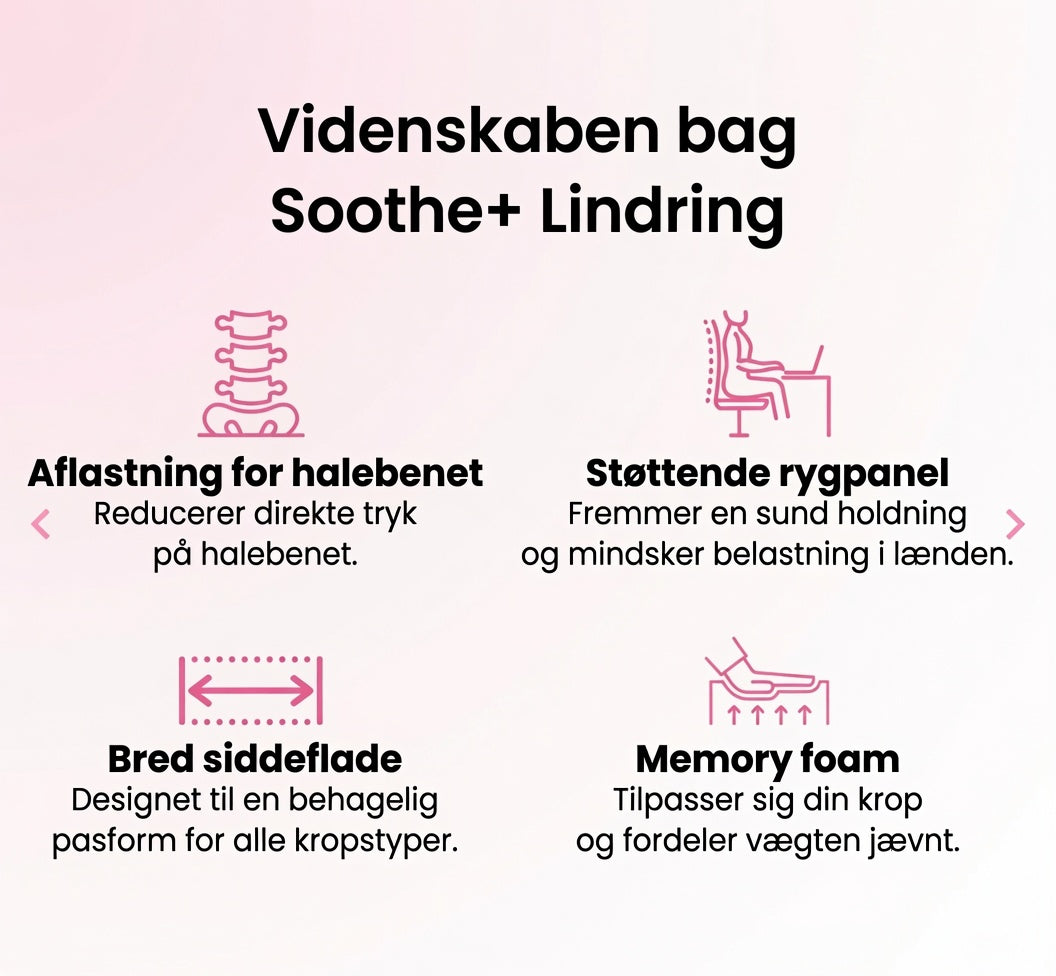 Rygglet™ - Sitteputen som får smertene til å forsvinne helt